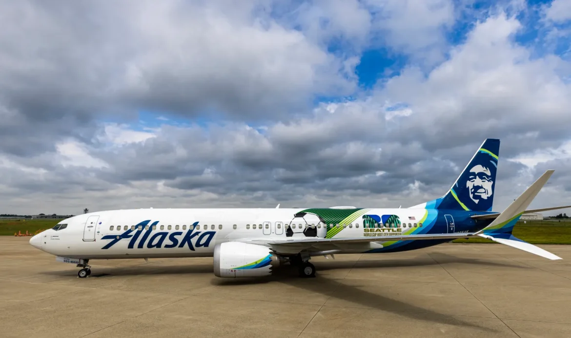 Alaska Airlines presenta librea especial dedicada a Seattle rumbo al Mundial de 2026