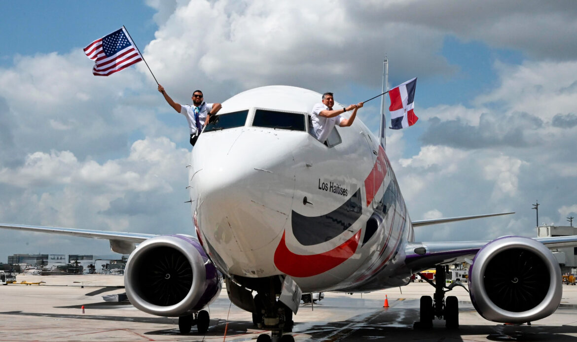 Arajet realiza su primer vuelo a Estados Unidos