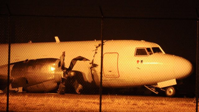 Se accidenta Convair mexicano en Brownsville