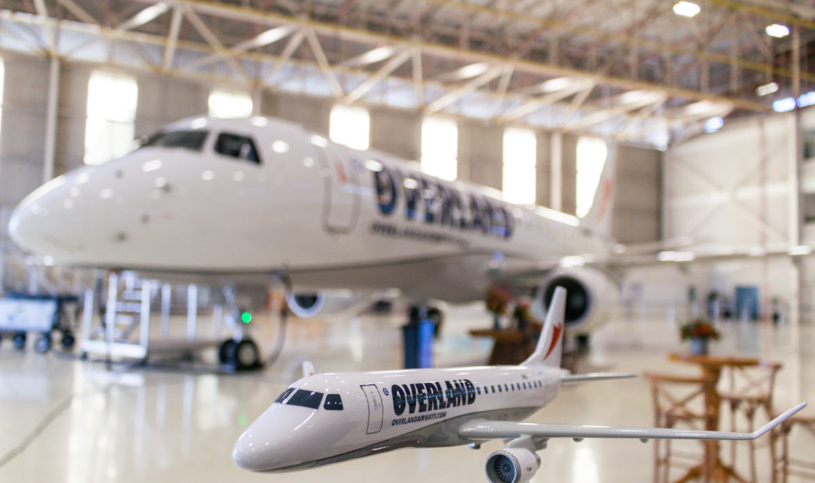 Overland Airways recibe sus primeros Embraer E175-E2