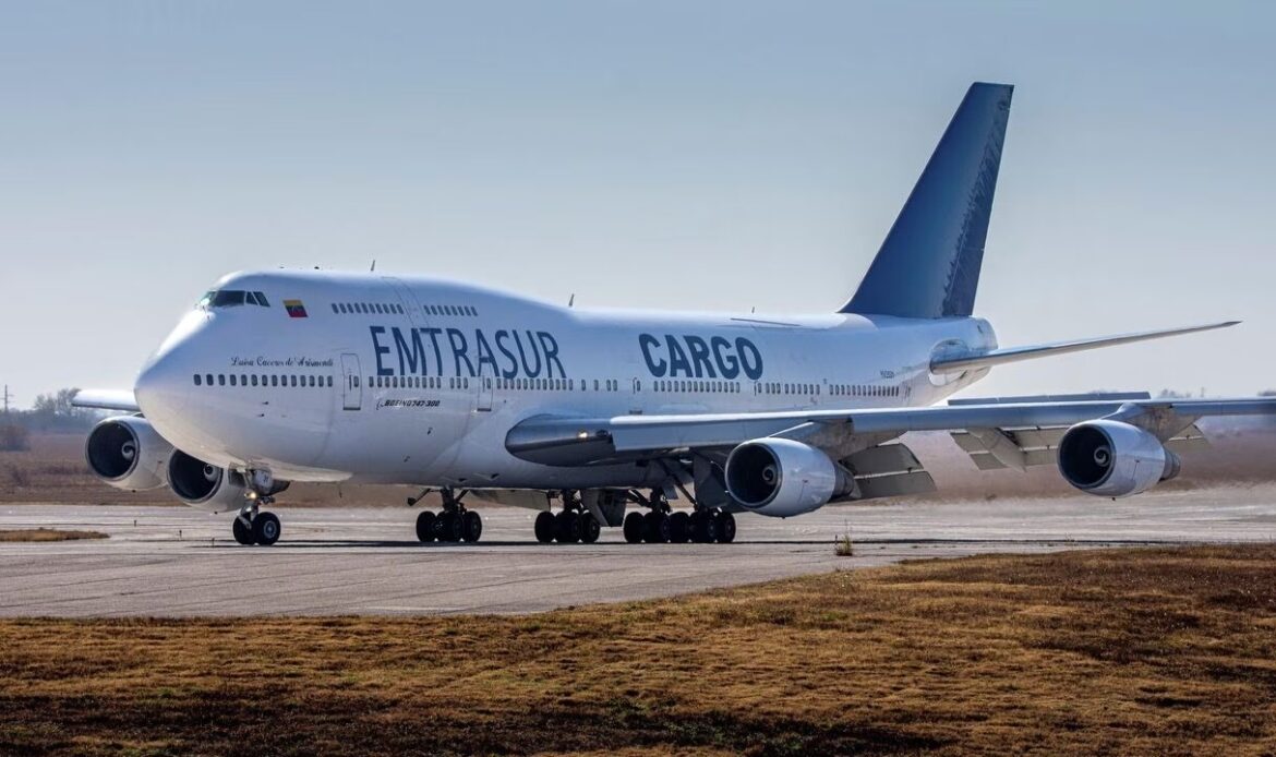 Estados Unidos confisca Boeing 747 de Emtrasur