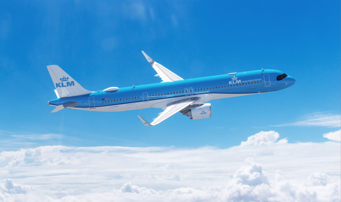 KLM da a conocer el livery de sus Airbus A321neo
