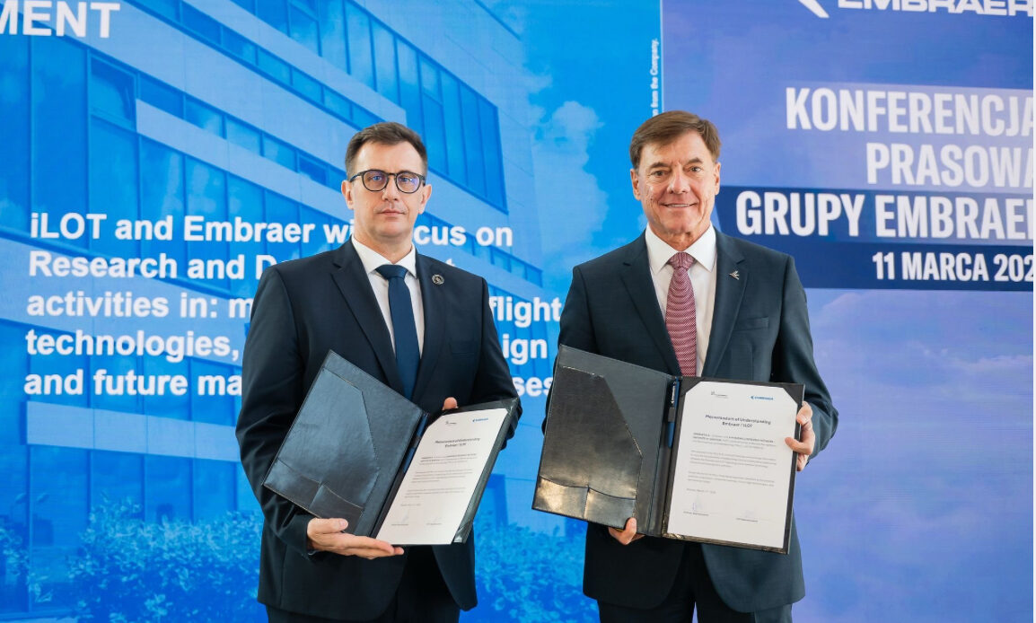 Embraer busca colaborar con fabricantes en Polonia