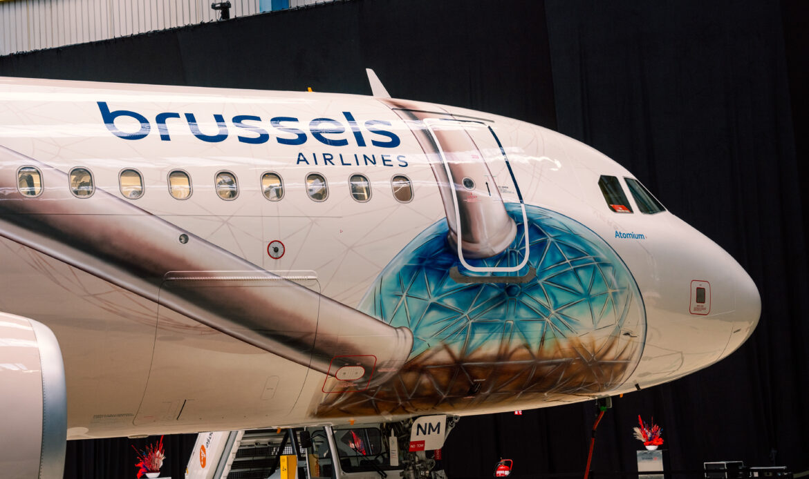 Brussels Airlines presenta nuevo livery “Atomium”