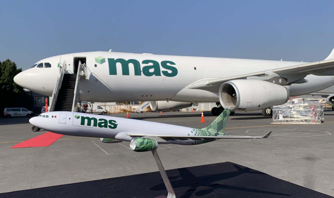 Mas Air cambia su nombre e imagen a «mas» y presenta su nuevo equipo A330-200 P2F
