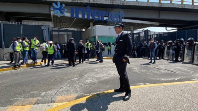 AICM asegura inmueble y ex-mostradores de Interjet