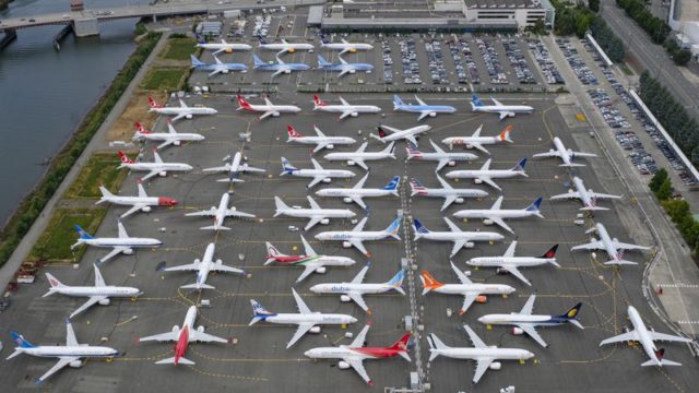Boeing entrega 10 B737 MAX en menos de un mes