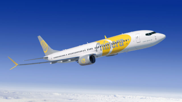Boeing y Primera Air anuncian un pedido de hasta 20 aviones 737 MAX 9