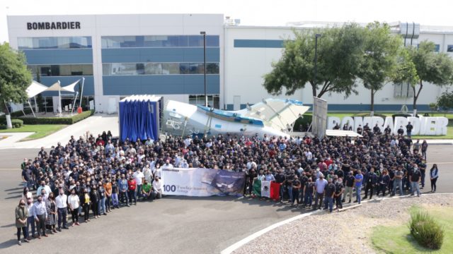 Bombardier celebra 15 aniversario de la planta en Querétaro, México