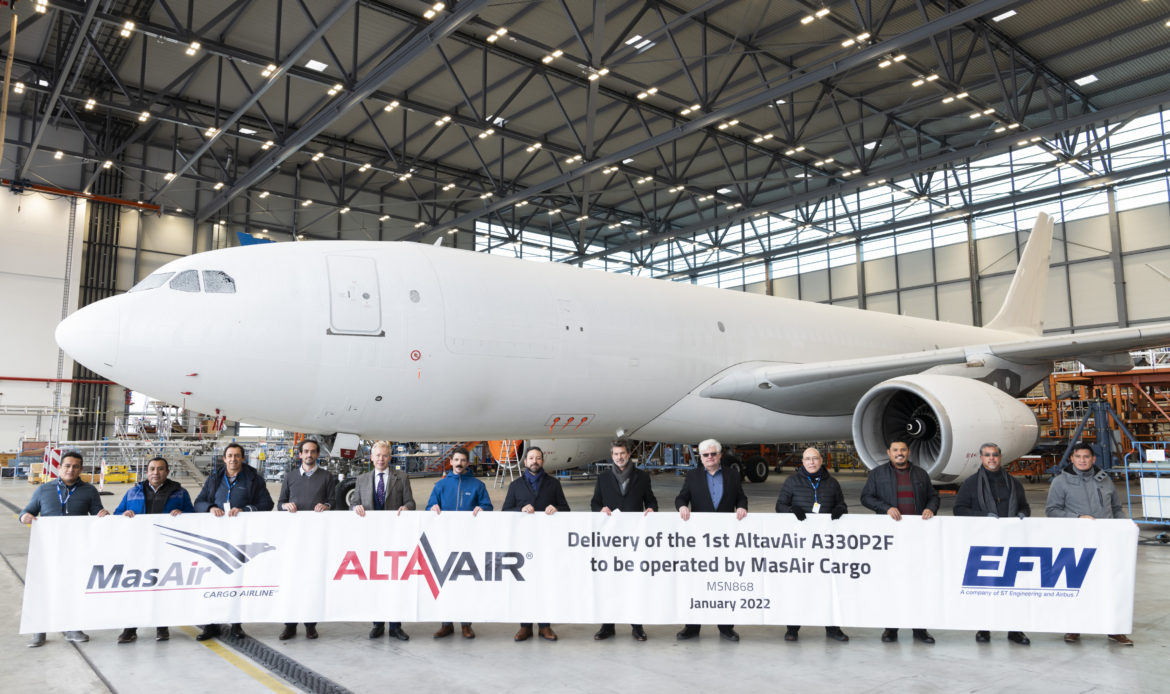Recibe MasAir su primer Airbus A330P2F
