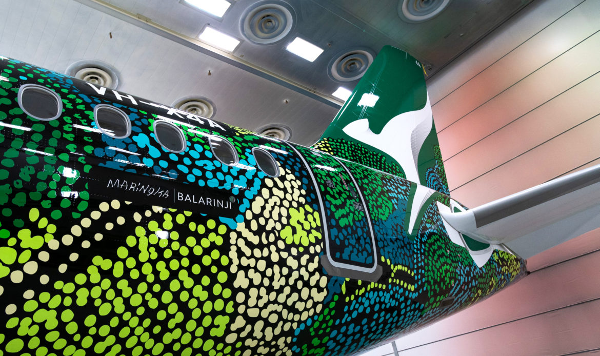 Primer Airbus A220 de QantasLink tendrá un livery especial