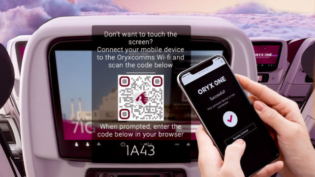Qatar Airways se convierte en la primera aerolínea con entretenimiento a bordo 100% sin contacto