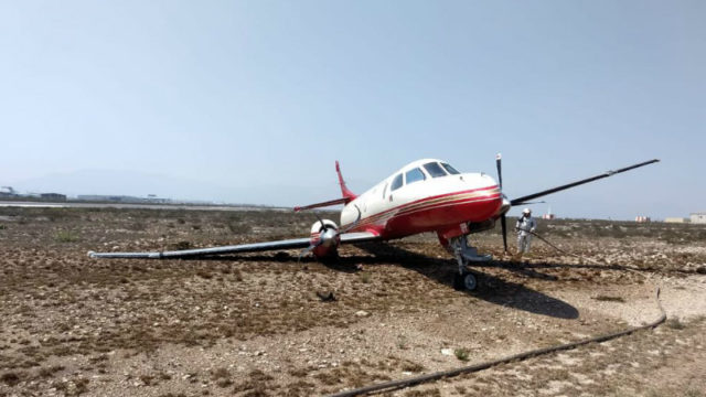 Fairchild Metroliner III sufre excursión de pista en Saltillo
