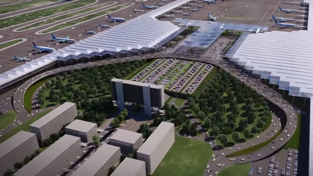 Aeropuerto de Santa Lucía presenta avance del 43%
