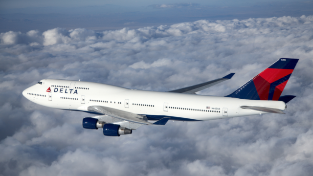 Últimos vuelos del B747 de Delta