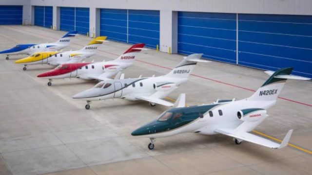 El HondaJet es el avión más entregado de su categoría durante primer semestre de 2017
