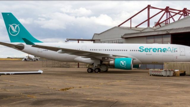 Airbus A330 de la aerolínea paquistaní Serene Air sufre paro de motor en vuelo