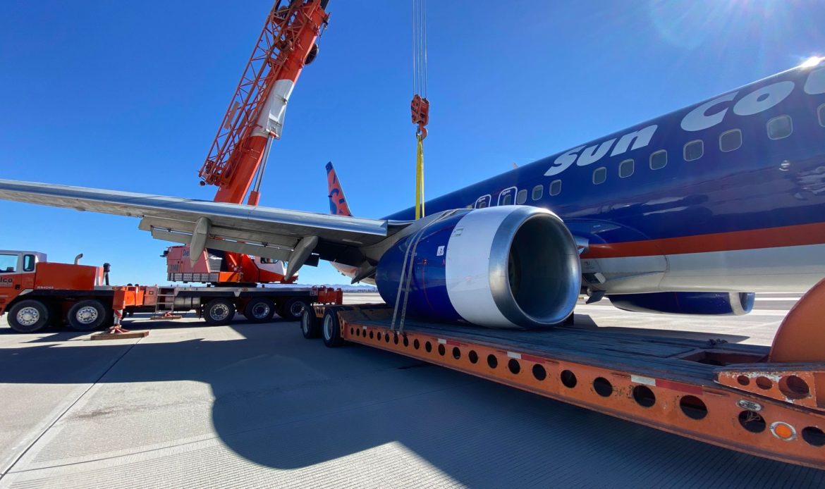 Boeing 737-800 de Sun Country Airlines realiza aterrizaje de emergencia en Las Vegas
