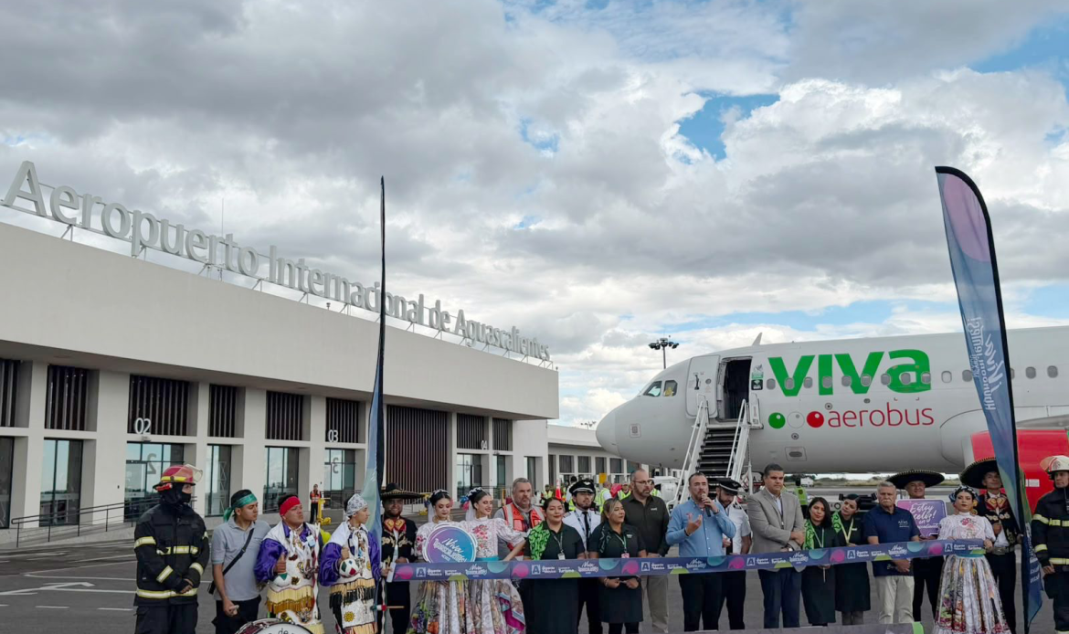 Viva inicia operaciones en Aguascalientes con nueva ruta hacia el AIFA