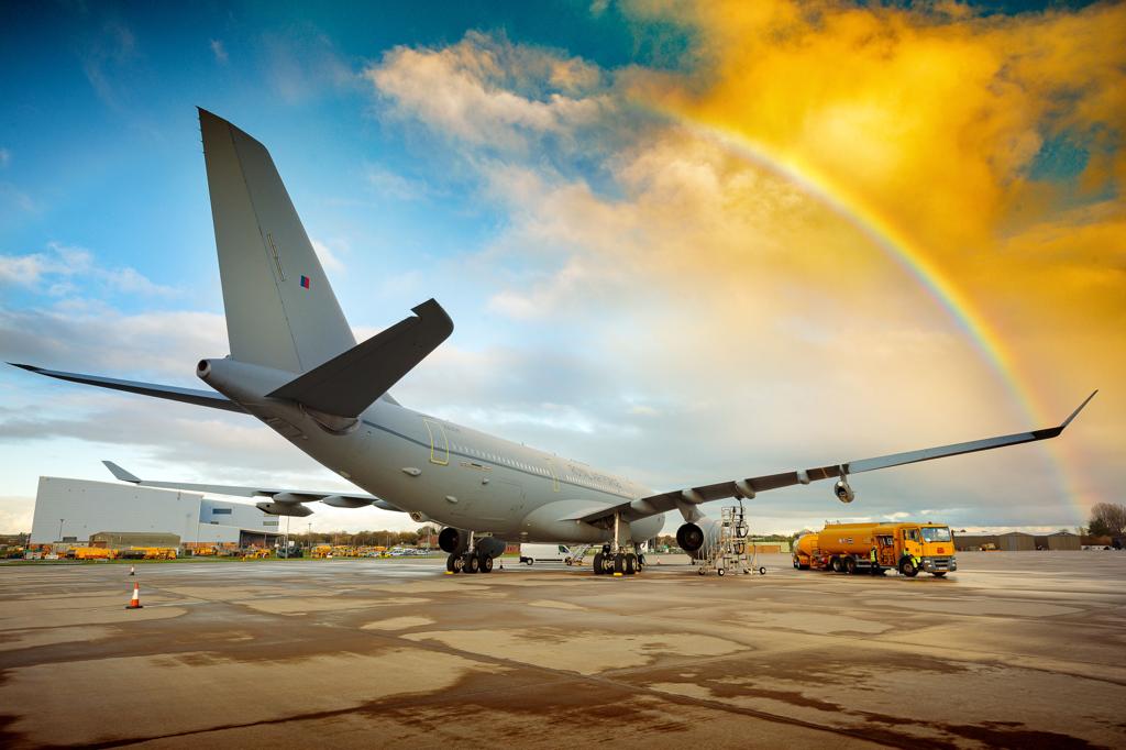 Airbus A330MRTT completa el primer vuelo de prueba 100% SAF con ambos motores