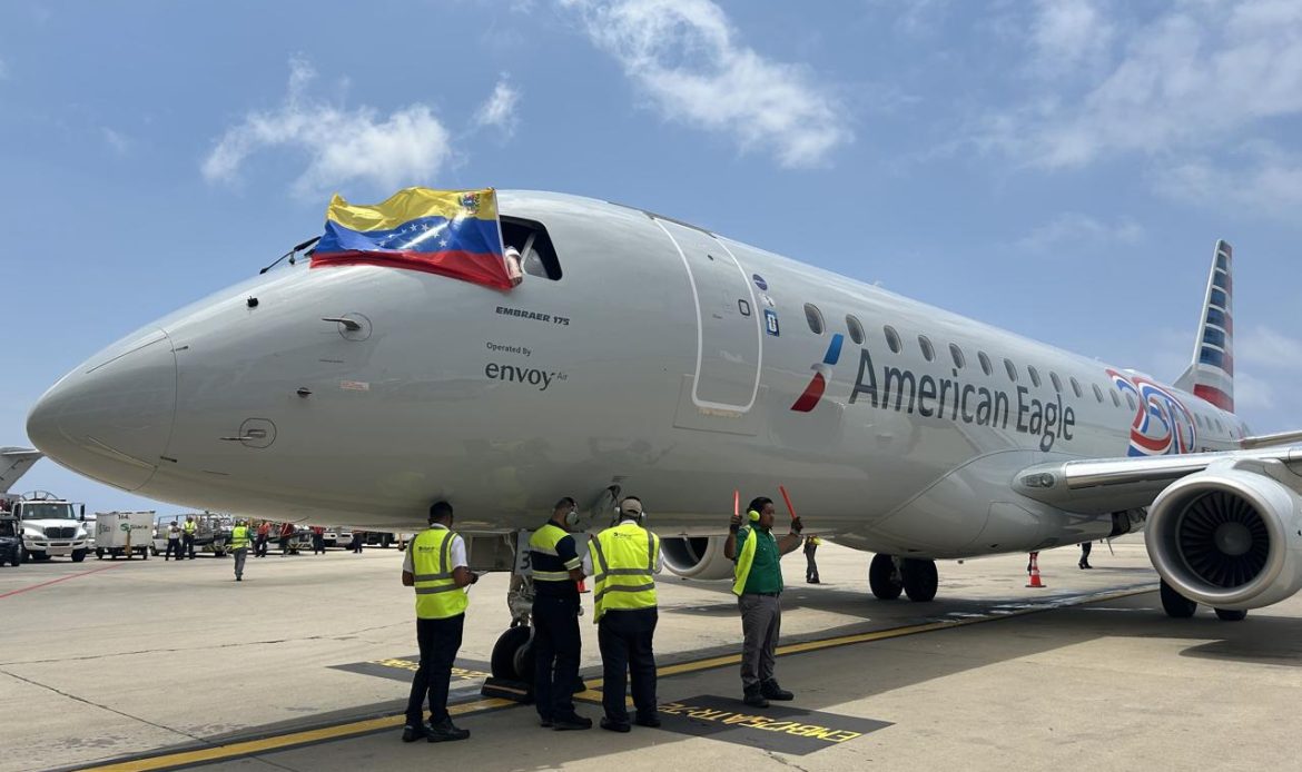 American Airlines reanuda vuelos entre Miami y Caracas después de siete años