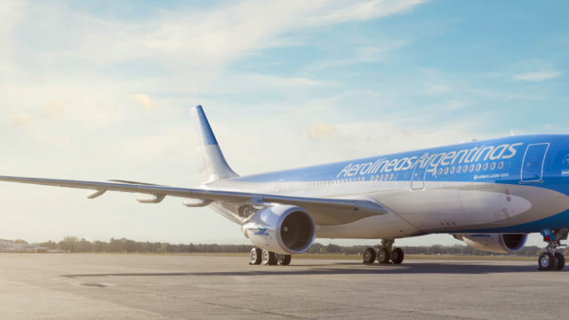 Aerolíneas Argentinas cancela vuelo semanal a Caracas