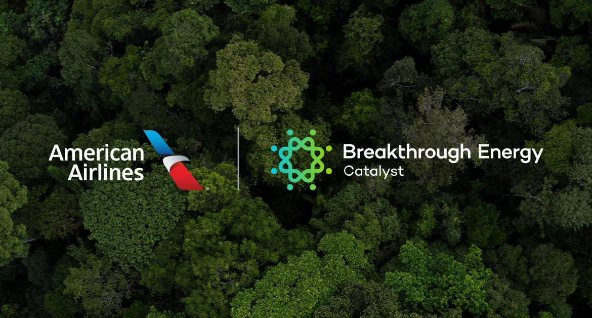 Anuncia American Airlines asociación con Breakthrough Energy Catalyst de Bill Gates