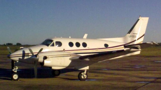 Cae King Air en Uruguay