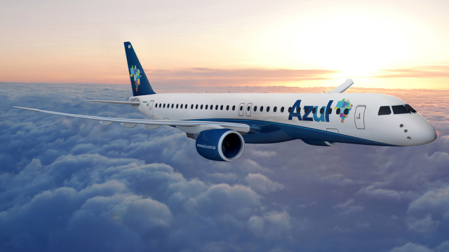Azul concreta pedido por 30 E-Jets E2