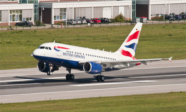Google Street View a bordo de un A318 de British Airways