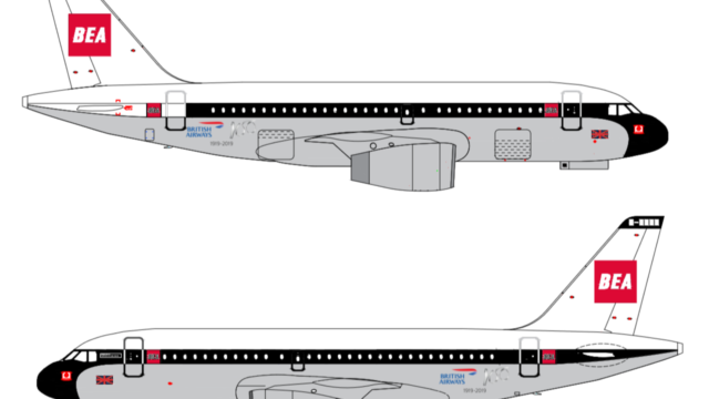 British Airways pintará un A319 con imagen retro