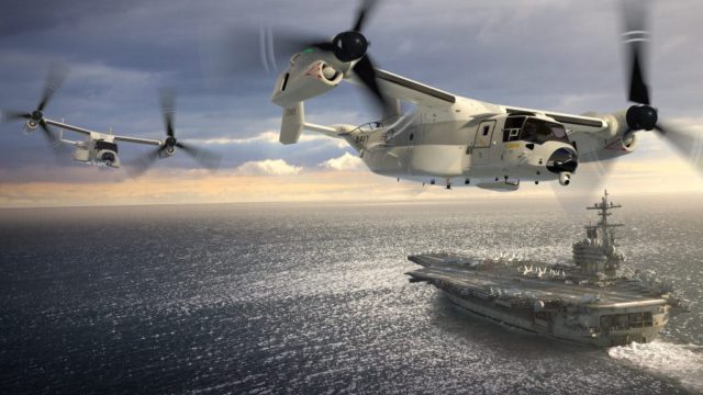 Bell Boeing entrega el primer V-22 para portaaviones de la Marina de los Estados Unidos