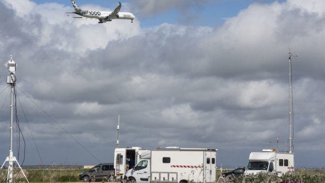 A350-1000 completa pruebas de ruido