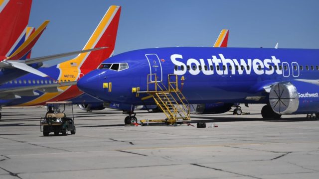 Colisionan en tierra dos aviones de Southwest
