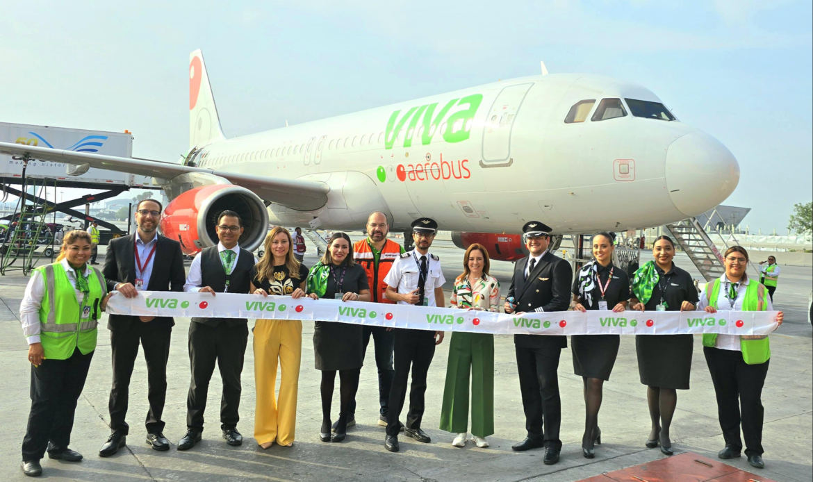 Viva Aerobus inaugura su nueva ruta Monterrey-Orlando