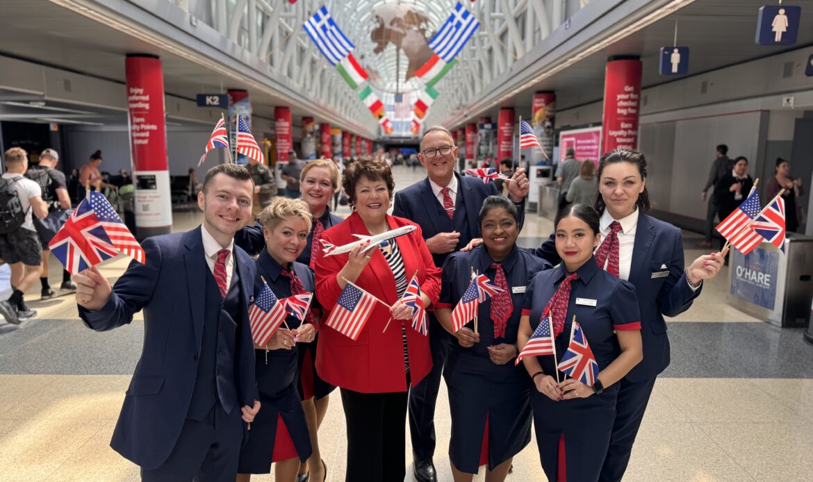 British Airways cumple 70 años de operación en Chicago O’Hare