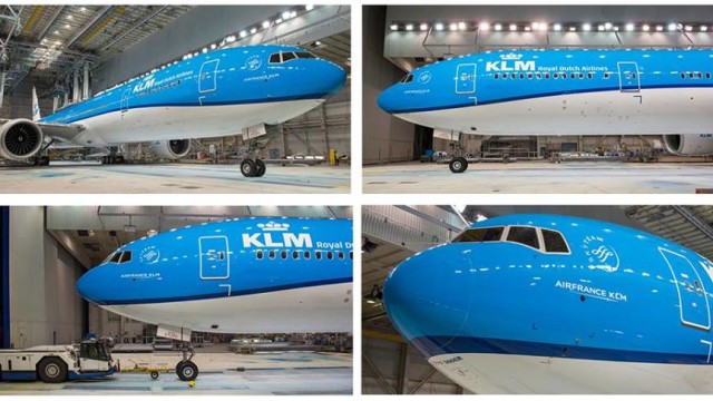 B777 de KLM con nueva imagen