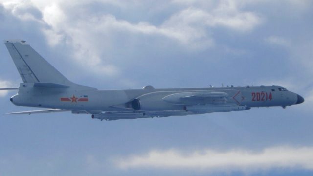 Taiwán intercepta bombarderos estratégicos chinos