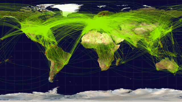 Flightradar24 registra el día con más vuelos en la historia