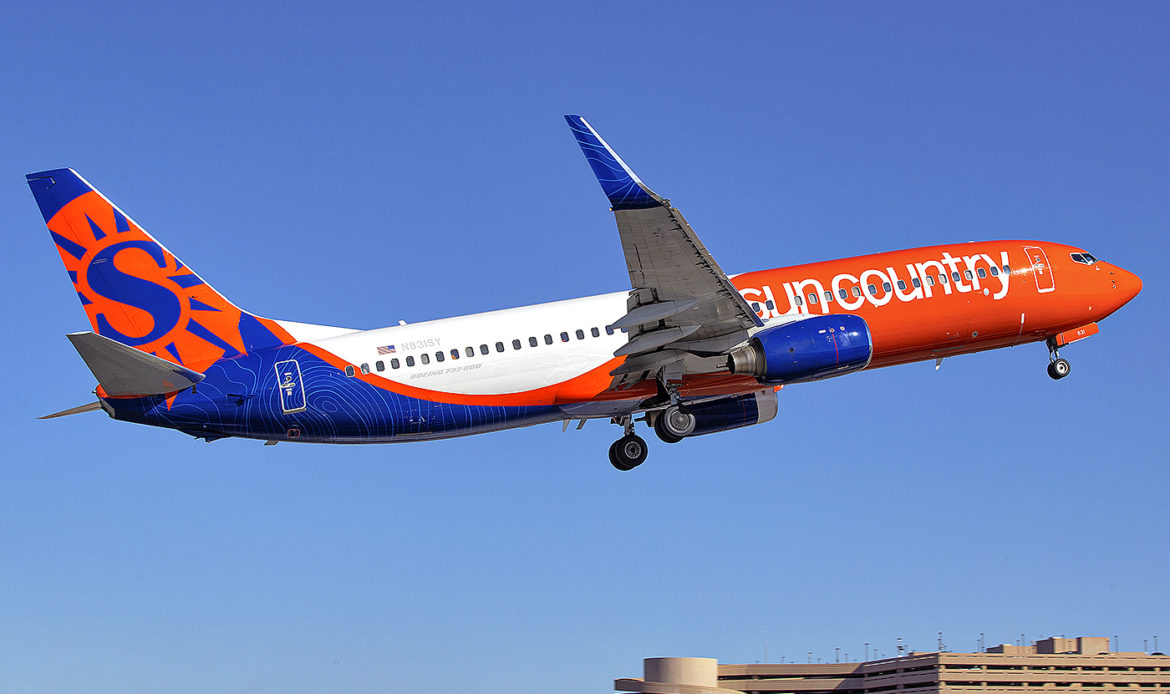 Sun Country expande su red de vuelos internacionales