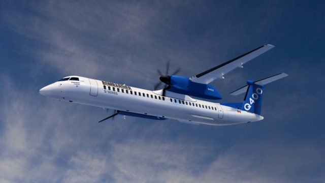 Q400 de alta densidad recibe certificación de autoridades canadienses