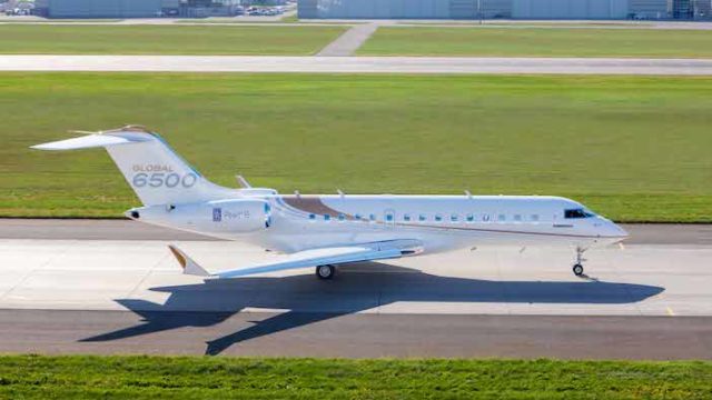 Bombardier celebra entrada en servicio del Global 6500