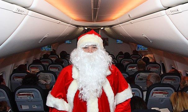 Volando en Navidad