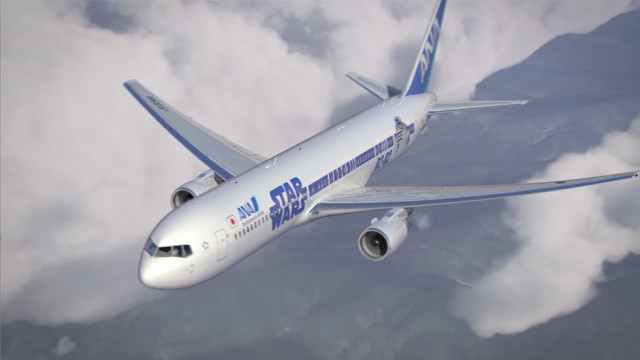 ANA presenta dos aviones inspirados en Star Wars