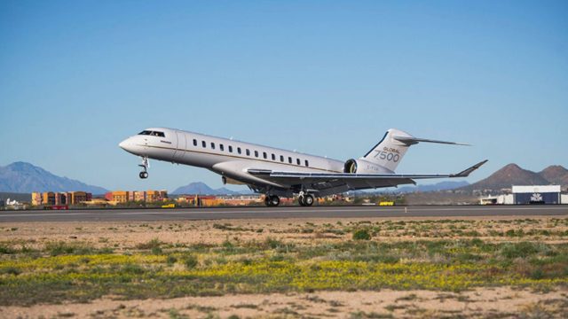 Global 7500 realiza el vuelo más largo por un avión ejecutivo