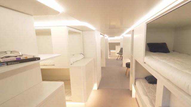 Airbus y Zodiac trabajan para desarrollar módulos de descanso en compartimiento de carga